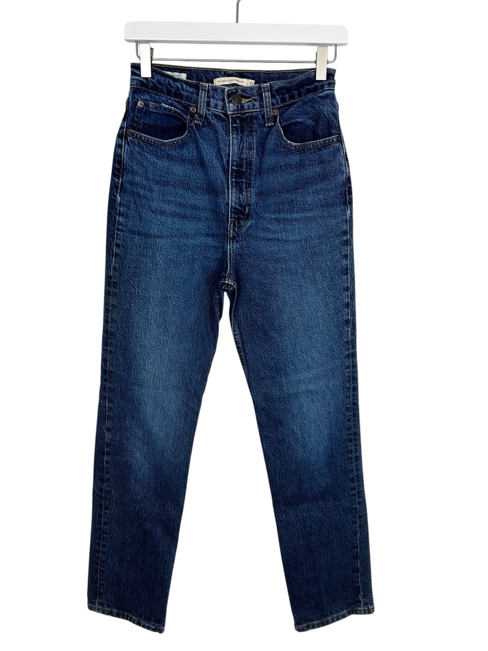 Levi's 70's High Slim Straight Jeans Dark Wash Women's Size 27
